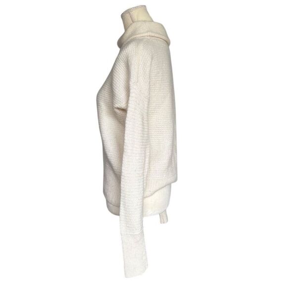 Banana Republic Ivory Sweater Size M Pullover Merino Wool Alpaca Blend - Picture 3 of 7